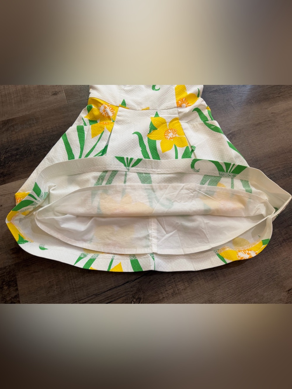Lilly Pulitzer 🆕🆕 Blossom Dress She’s Daffy Strapless Daffodils Size 10 - Picture 13 of 16